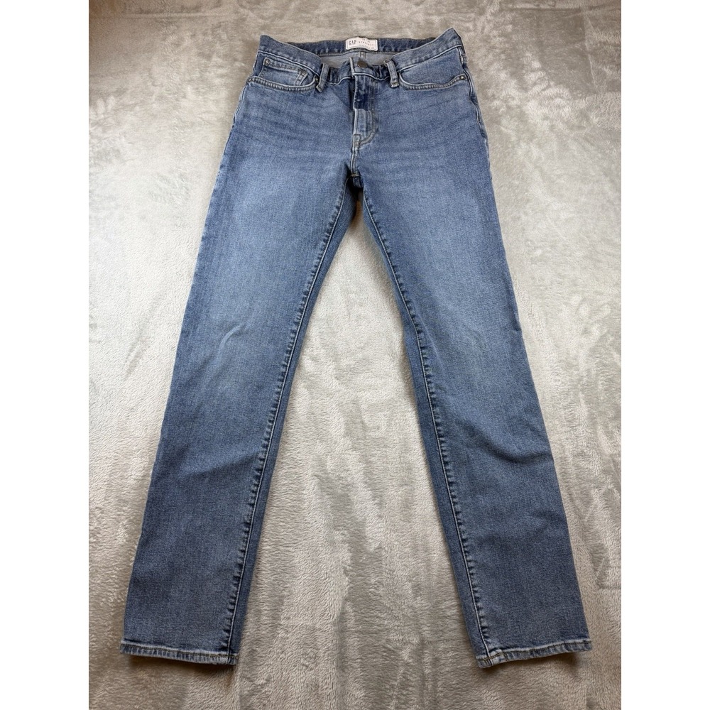 Gap 1969 Straight Jeans Men's 29x32 Blue Med‎ Wash (30x31.5)